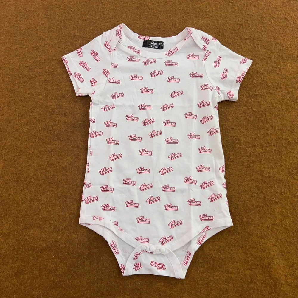 Tulones Baby 24M Red White Currency Collectors Logo Print 3 Pack Bodysuits New